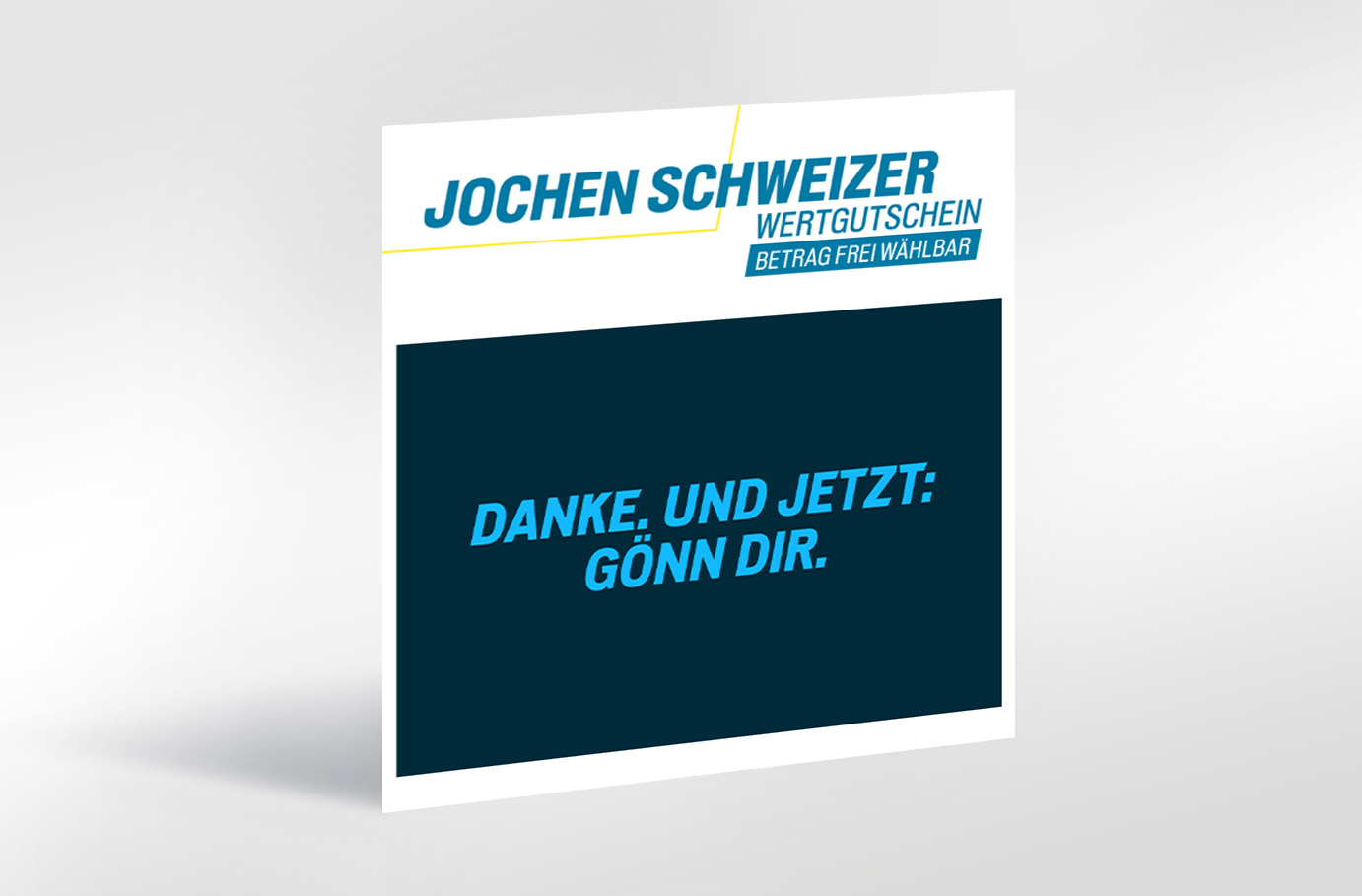 Flexibles Geschenk Danke (Blau)