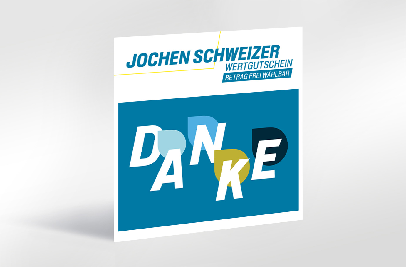 Flexibles Geschenk Danke