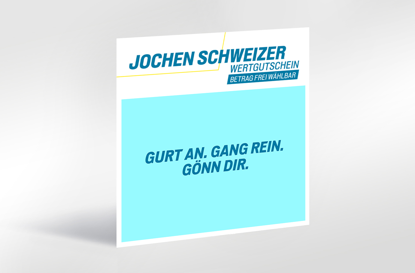 Flexibles Geschenk Führerschein