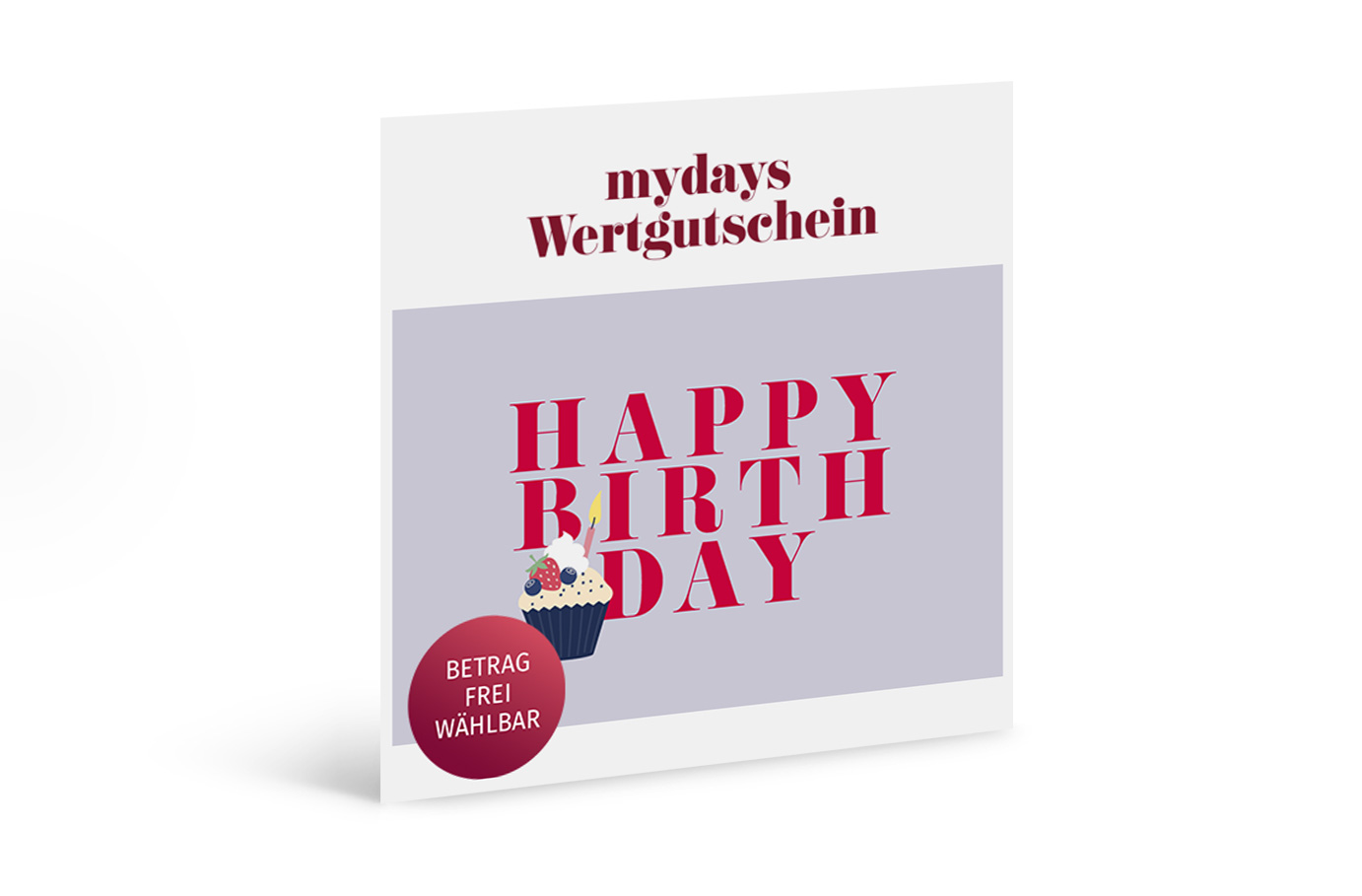 Flexibles Geschenk Happy Birthday (Muffin) Flexibles Geschenk Happy Birthday (Muffin)