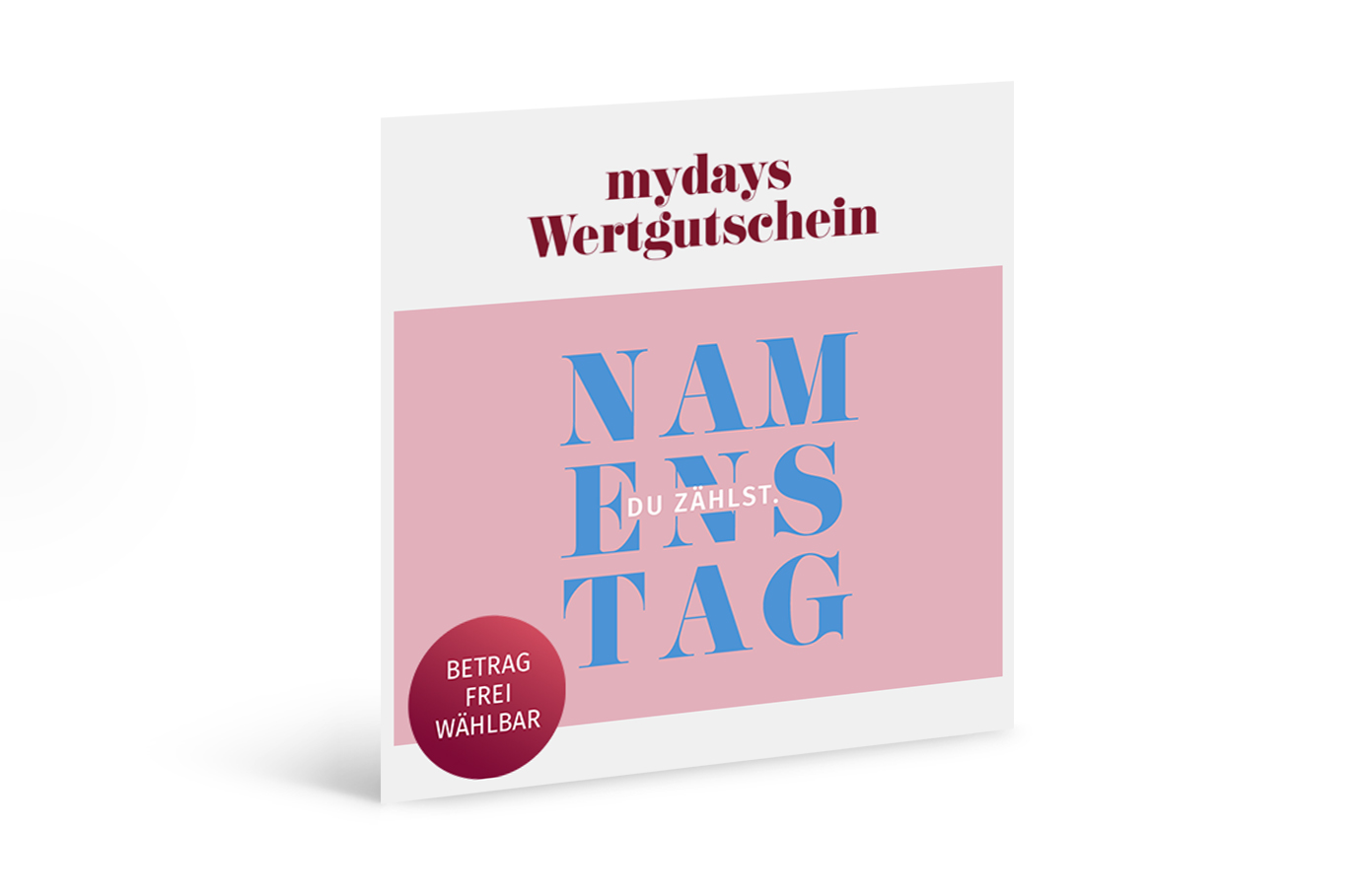 Flexibles Geschenk Namenstag